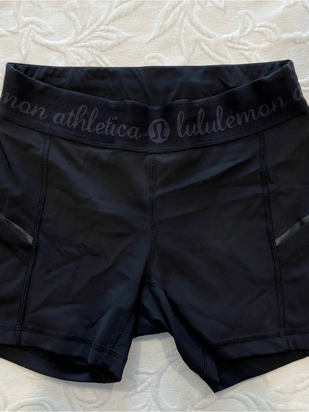lululemon athletica Black High-Rise Bike Shorts